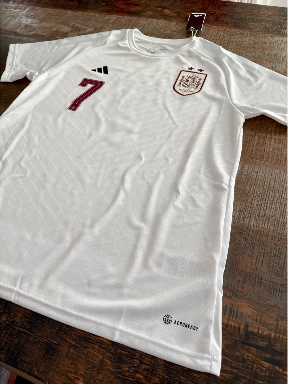 Large 2 Starts World Champions Ferran Torres Spain Adidas Jersey Women